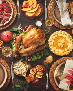 Thanksgiving celebration traditional dinner