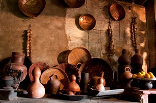 Rustic kitchen. Fazenda Murycana. Paraty, RJ, Brazil.