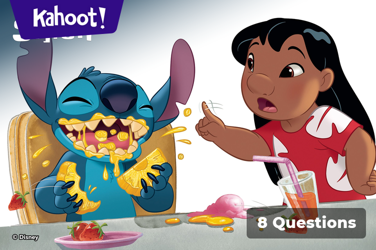 Disney Stitch: aprenda boas maneiras à mesa - Kahoot! Quiz