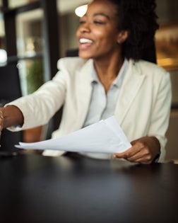 Employee people at modern office.