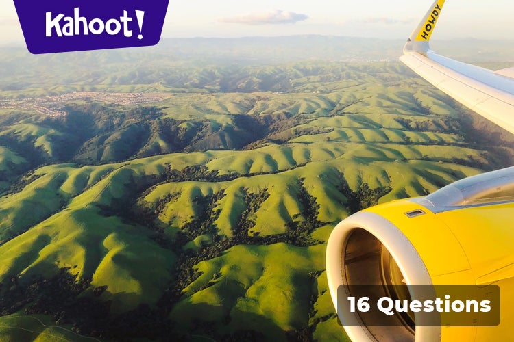 Play Kahoot! Earth Science Landforms made for travel