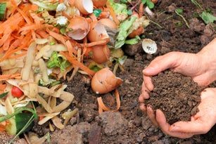 Compost with composted earth