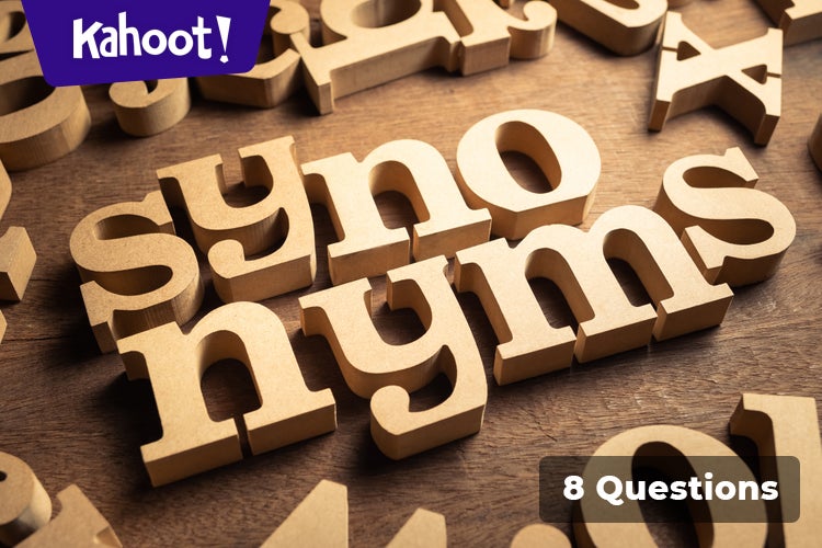 Adjectives-Synonyms - Kahoot! Quiz