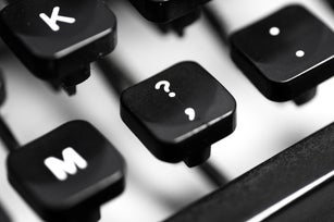 Macro image of manual typewriter keys