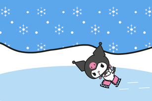 Kuromi skating