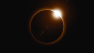 Stunning solar eclipse