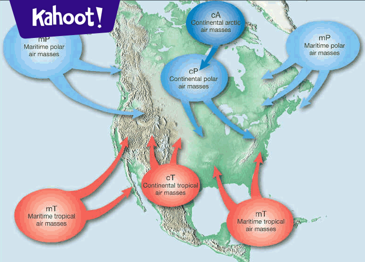 Meteorology Unit 3: Air Mass, Fronts, & Forecasting - Kahoot! Quiz
