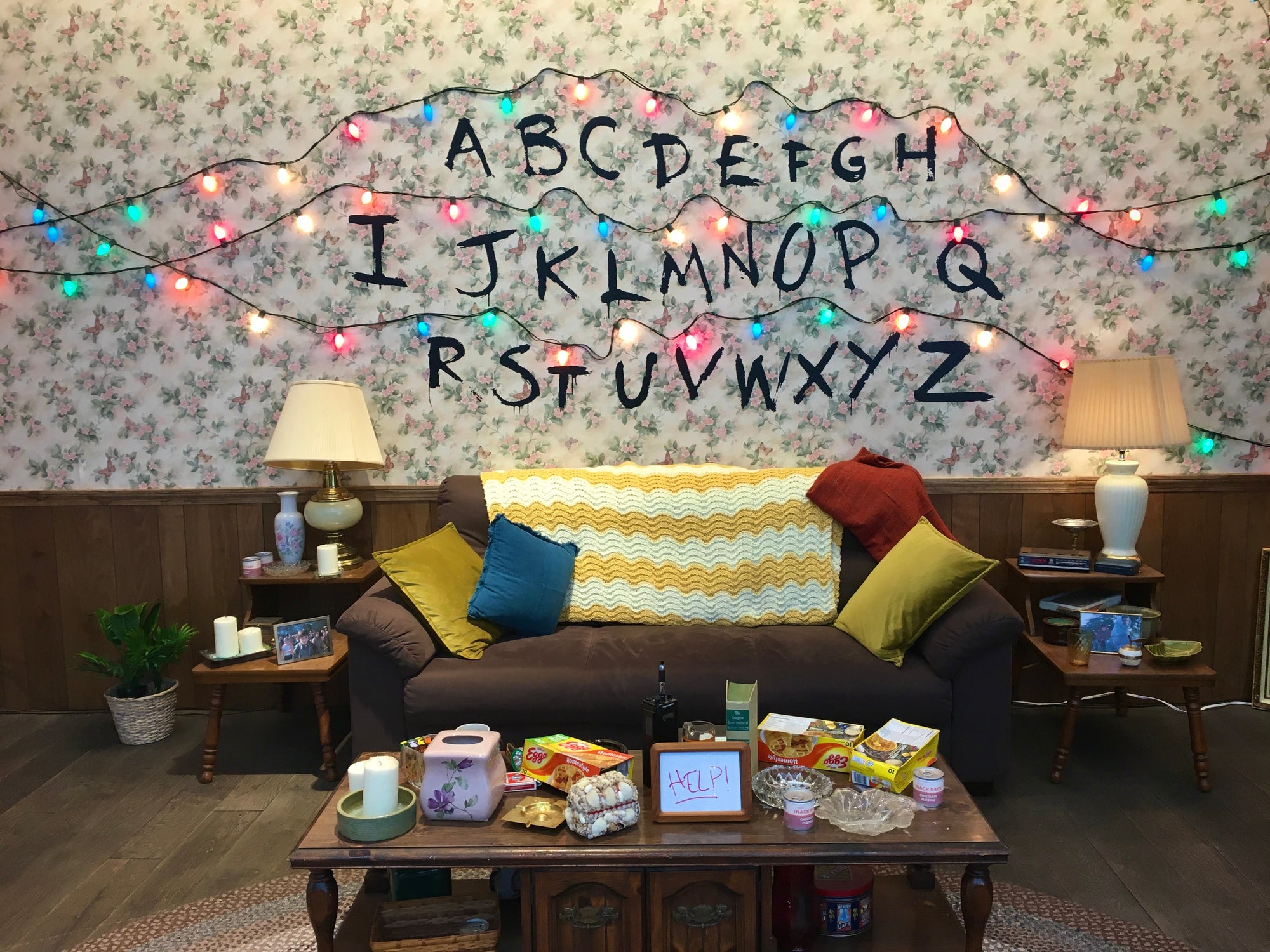 Stranger Things Styled Living Room at Samsung 837 Store