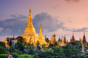 Yangon Myanmar at Shwedagon Pagoda