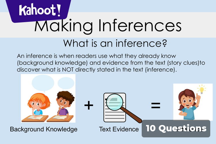 Making inferences kahoot quiz