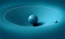 sphere is affecting space / time around it
