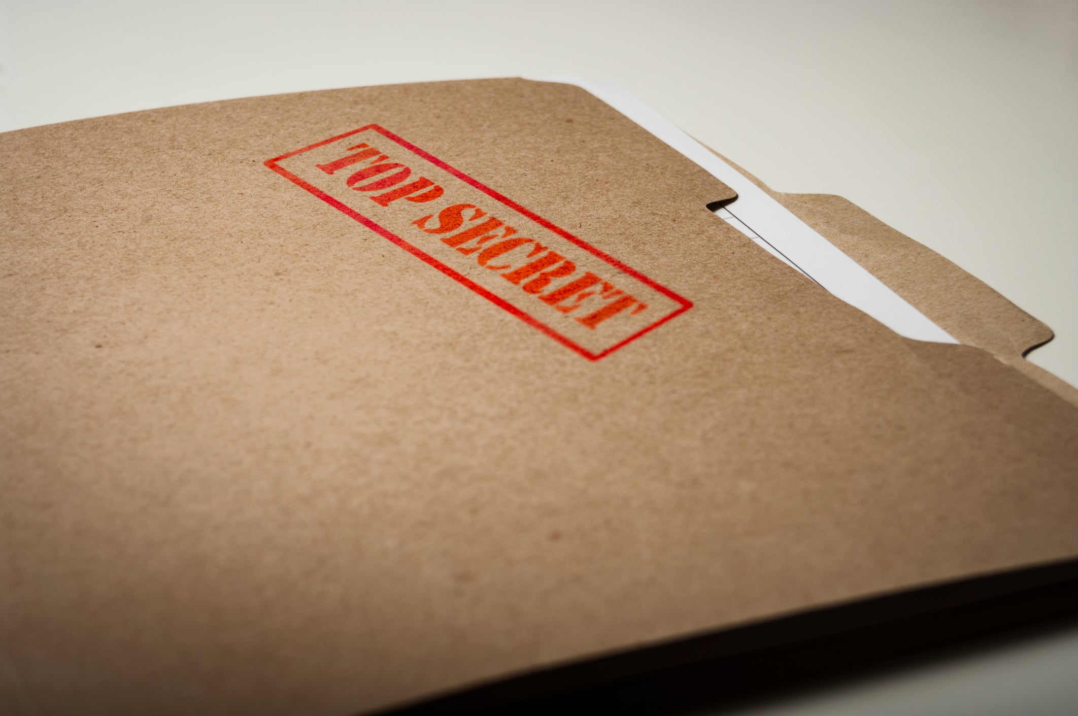Top Secret file folder