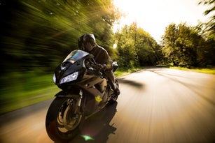 Man on Motorcycle