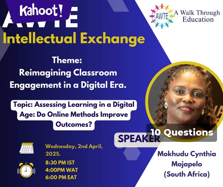 Assessing learning in the digital age - Kahoot! Quiz