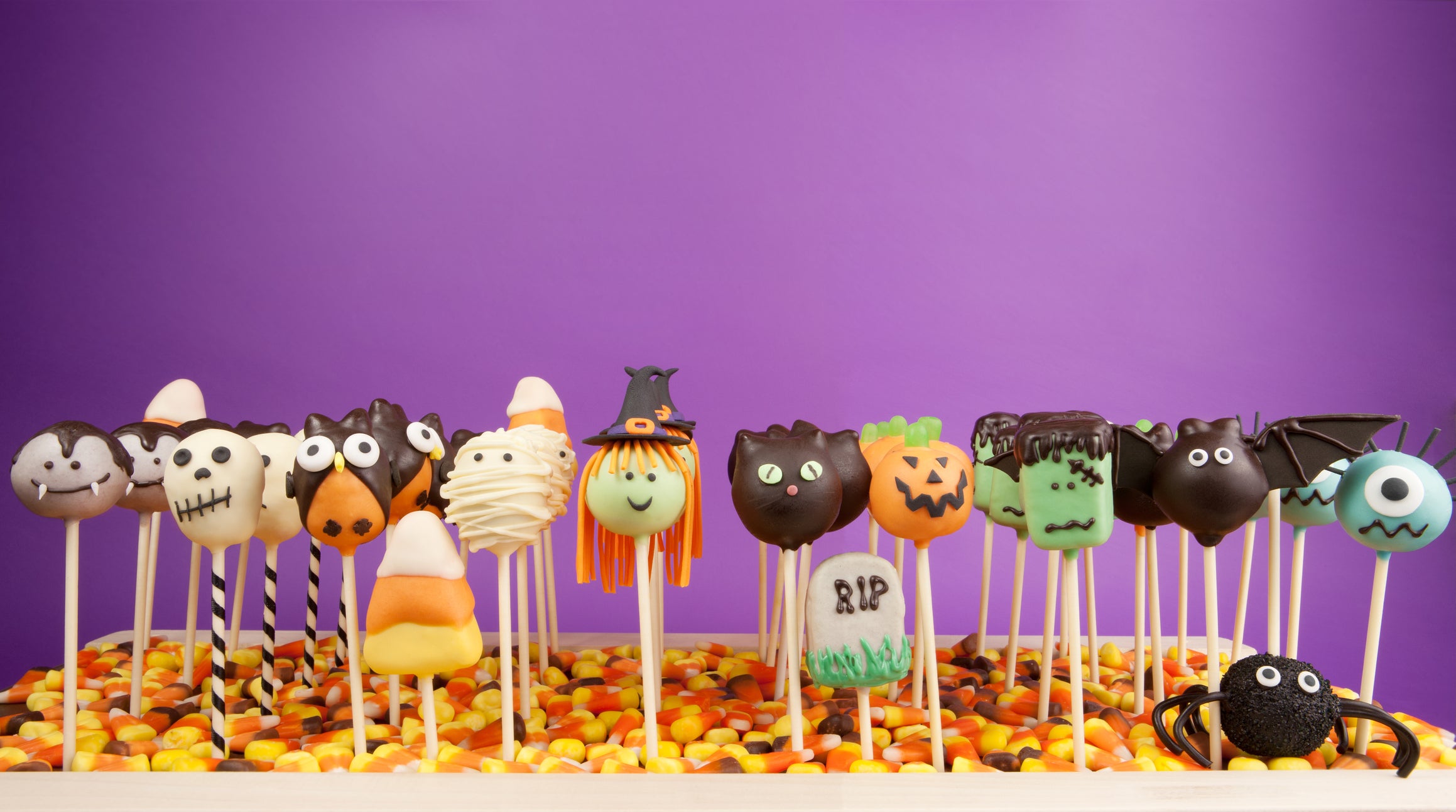 Hallowen cake pops