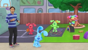 josh blue and friends at the playground
