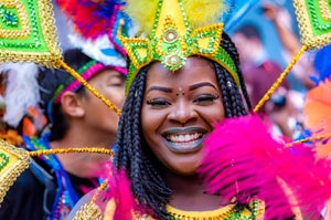 Street dancer is having fun at London’s Notting Hill Carnival
