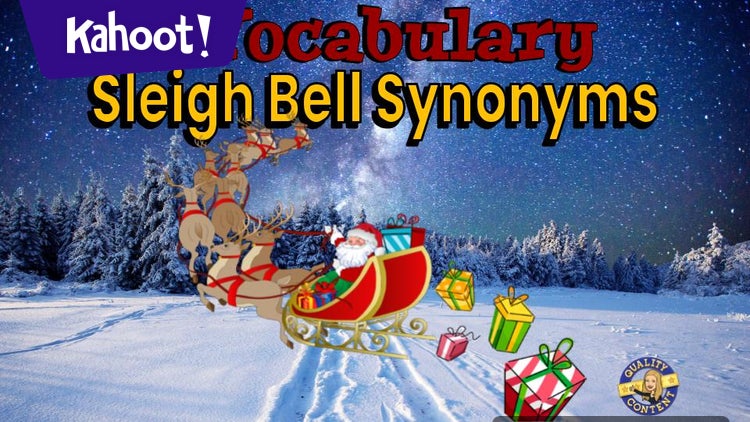 Christmas Vocabulary Synonym Practice! MINI GAME - Kahoot! Quiz
