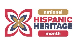 National Hispanic Heritage Month in September and October. Hispanic and Latino Americans culture. Celebrate annual in United States. Poster, card, banner and background. Vector illustration
