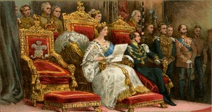 QUEEN VICTORIA AND PRINCE ALBERT (XXXL with lots of details)