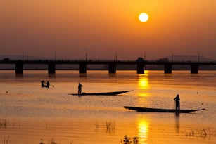 Niger River in the Morning - Bamako, Mali, West Africa
