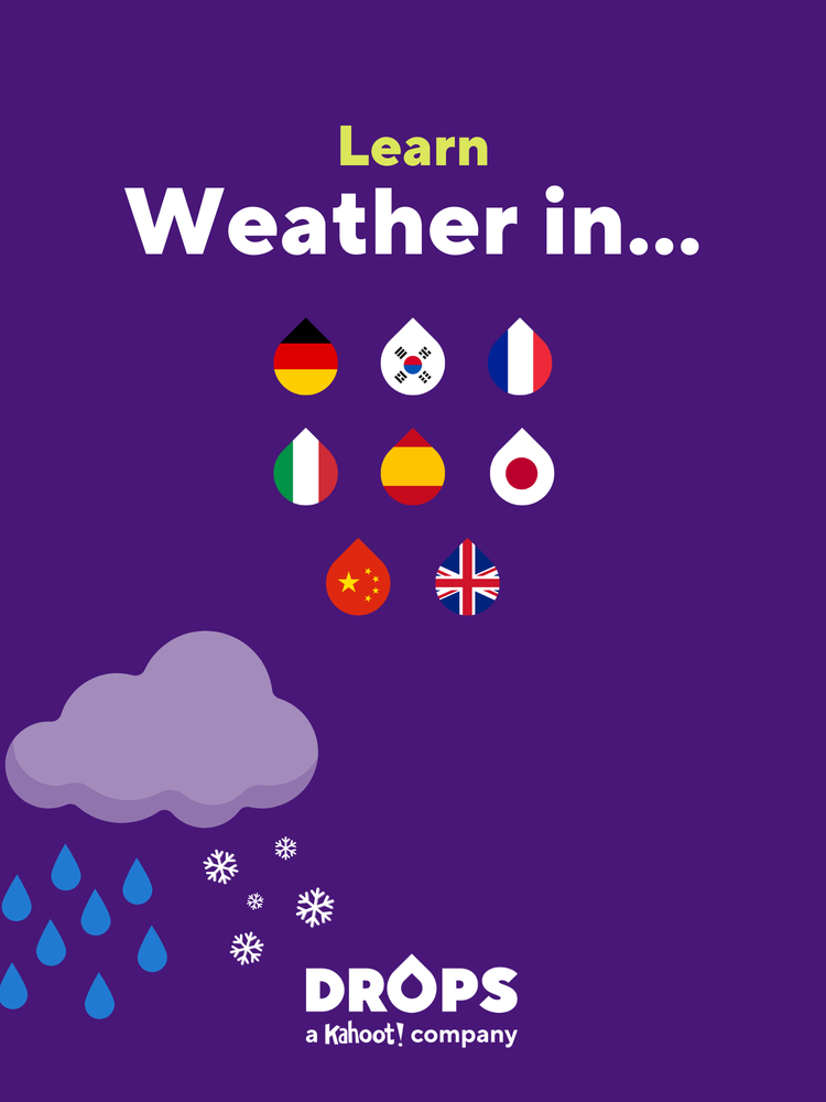 Learn Weather in Different Languages - Kahoot! Course