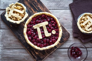 Pi Day Cherry and Apple Pies