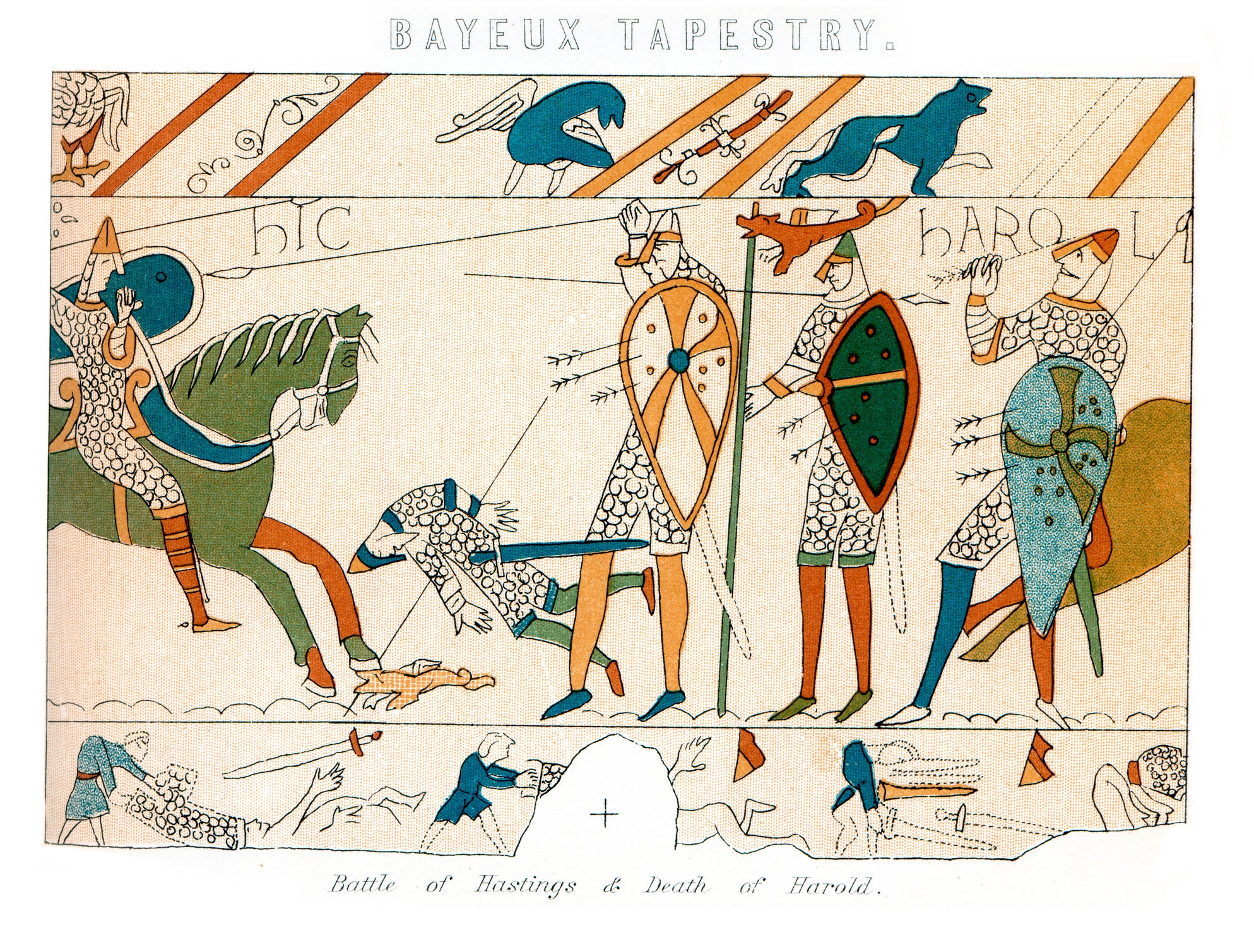 Bayeux Tapestry - Battle of Hastings