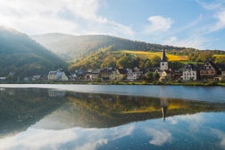 Briedern, Moselle river, Germany.